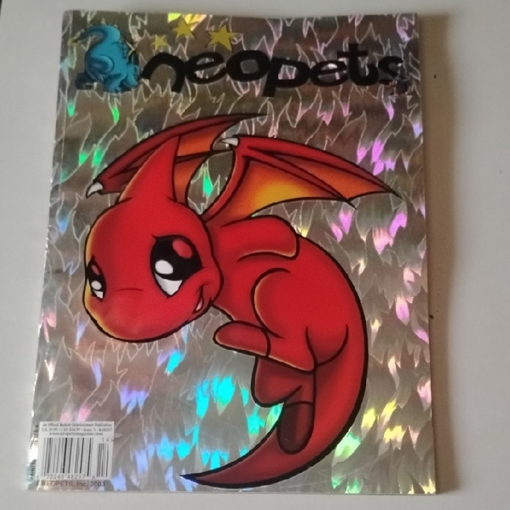 Red Dragon Holographic Poster